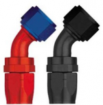 Aeroquip 45º Reusable Aluminum Hose Fittings