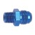 Blue Straight Aluminum Pipe Fitting