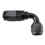 Hose End Fitting 90 Degree Black Anodized