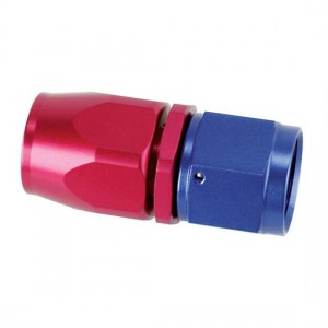 Hose End Fitting Straight Red Blue